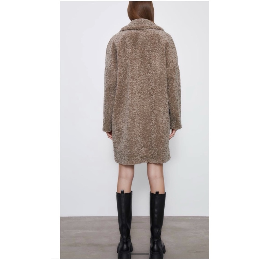 Zara oversized teddy coat - Picture 6 of 12